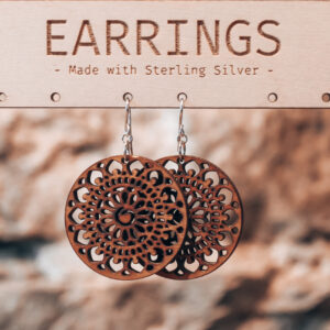 Earrings - intricate mandala